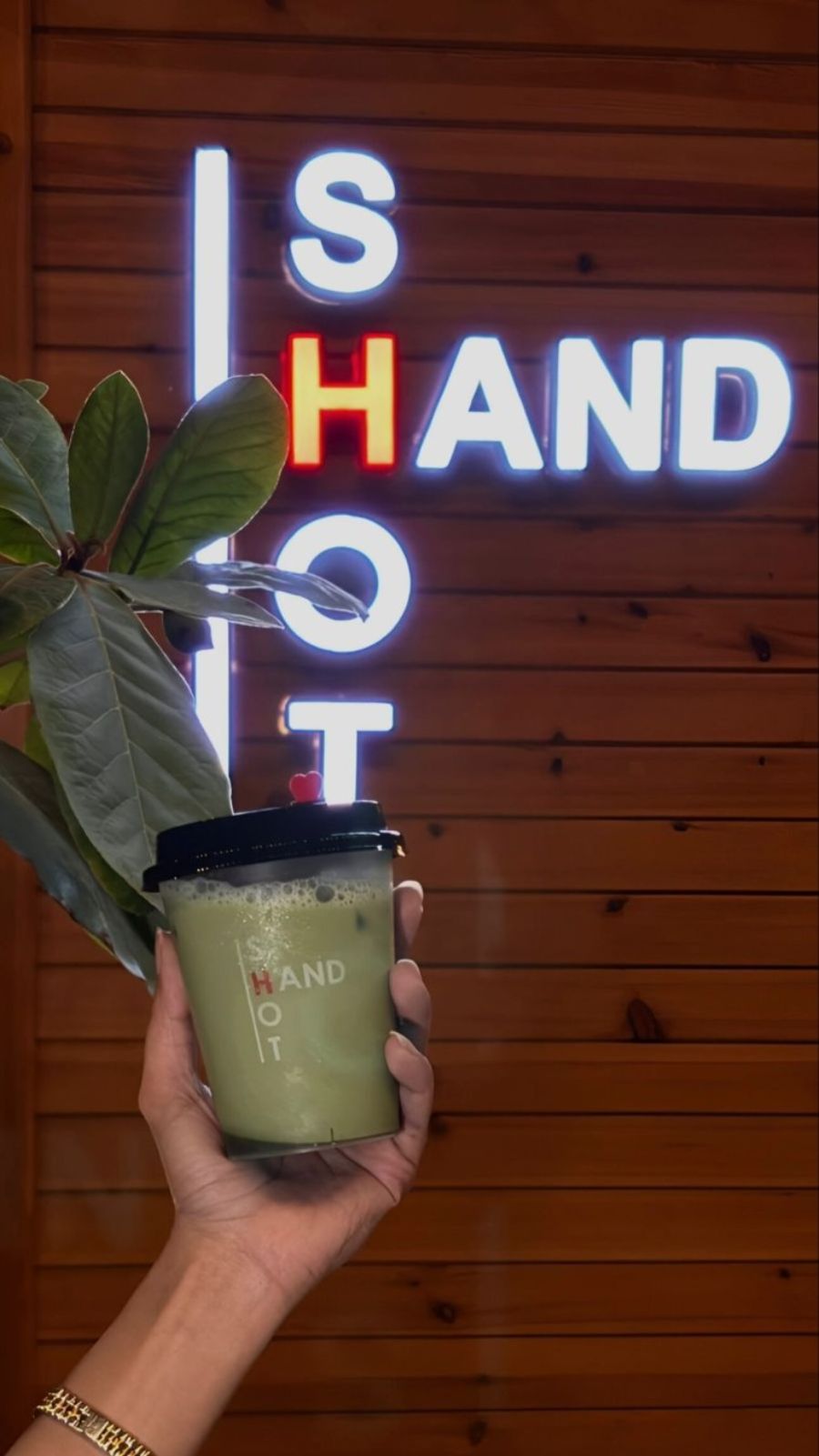 شعار هاند شوت المضيء — Hand Shot neon